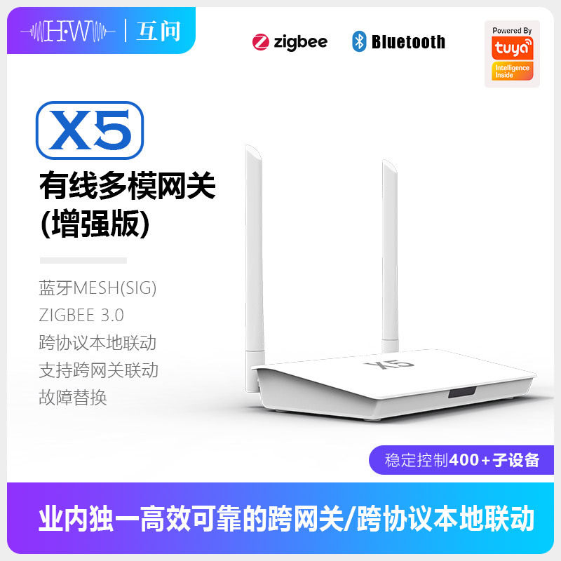 Zigbee Gateway - ดูเดิล ซิกบี บลูทูธ ดูอัล-โหมด X5 เกตเวย์