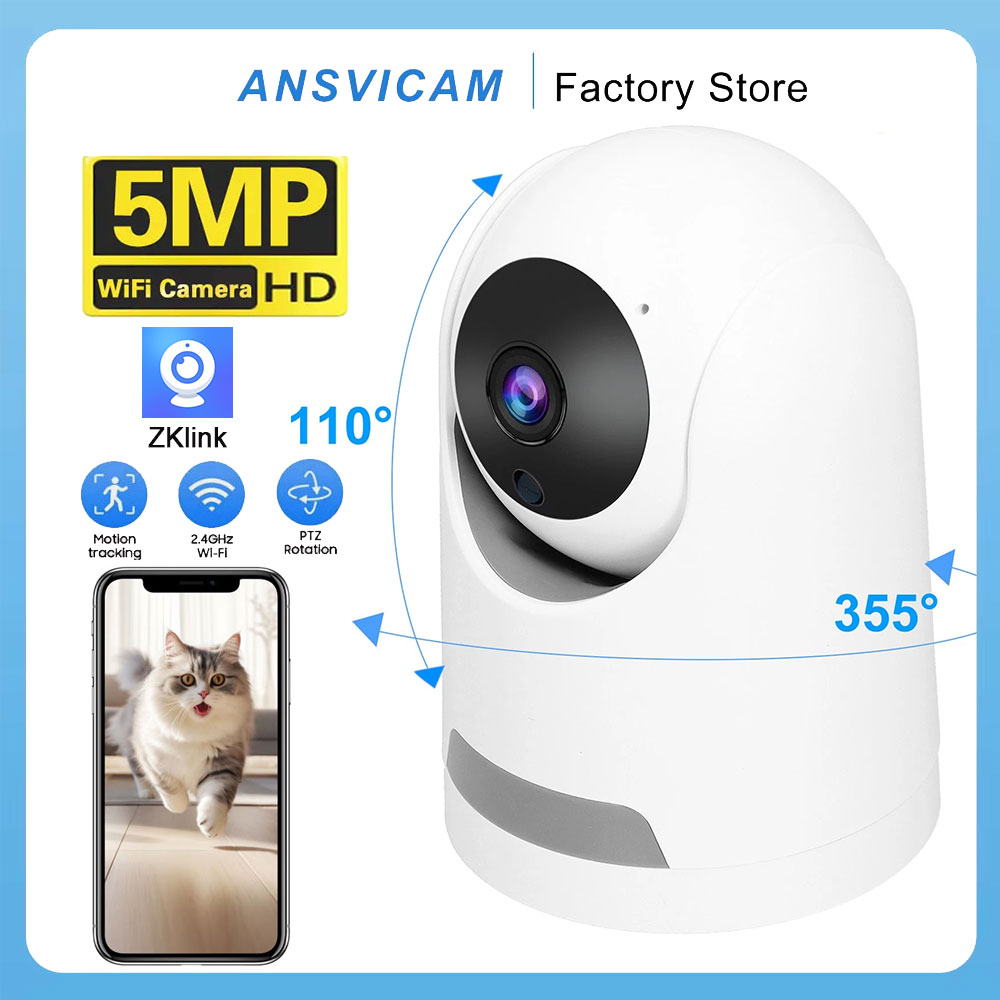 Smart Home Windows App - กล้องวงจรปิดอัจฉริยะ ANSVICAM 2K 5MP WiFi ความละเอียด