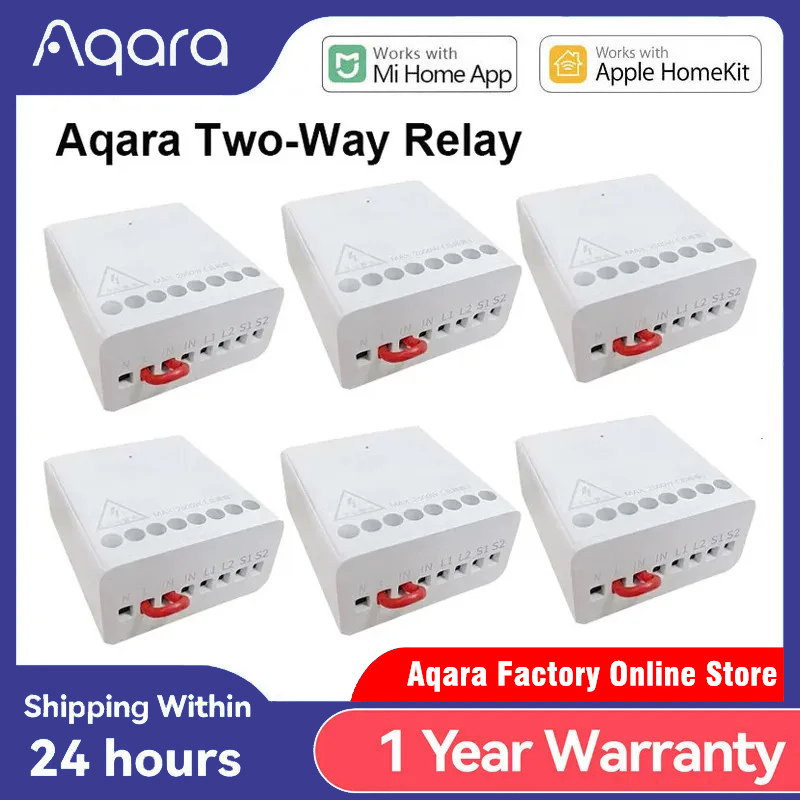 Home Automation Kit - โมดูลควบคุมอัจฉริยะ Aqara แบบสองทาง รีเลย์สวิตช์ คอนโทรลเลอร์ ตัวตั้งเวลา