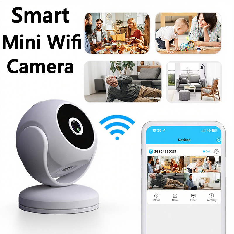 Smart Home Kamera - กล้องวงจรปิดอัจฉริยะ 1080P สำหรับบ้าน รองรับ Wifi แบบไร้สาย