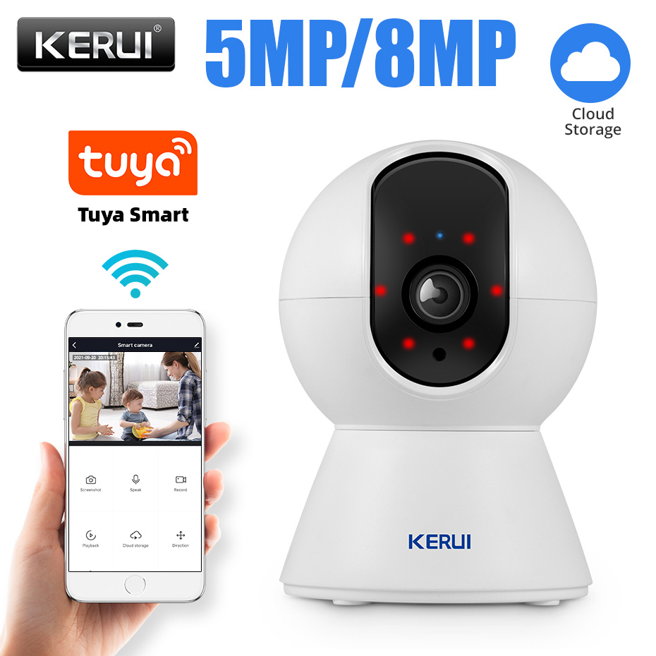 Smart Home Windows App - KERUI 8MP/5MP 4K WiFi IP กล้องสําหรับในร่ม