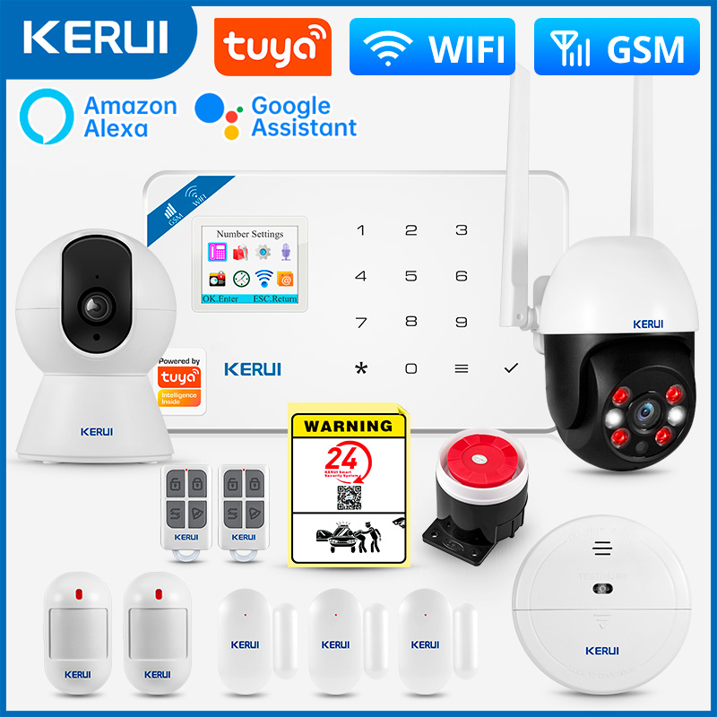 Home Automation Kit - KERUI W181 ระบบรักษาความปลอดภัยบ้าน WIFI GSM Tuya