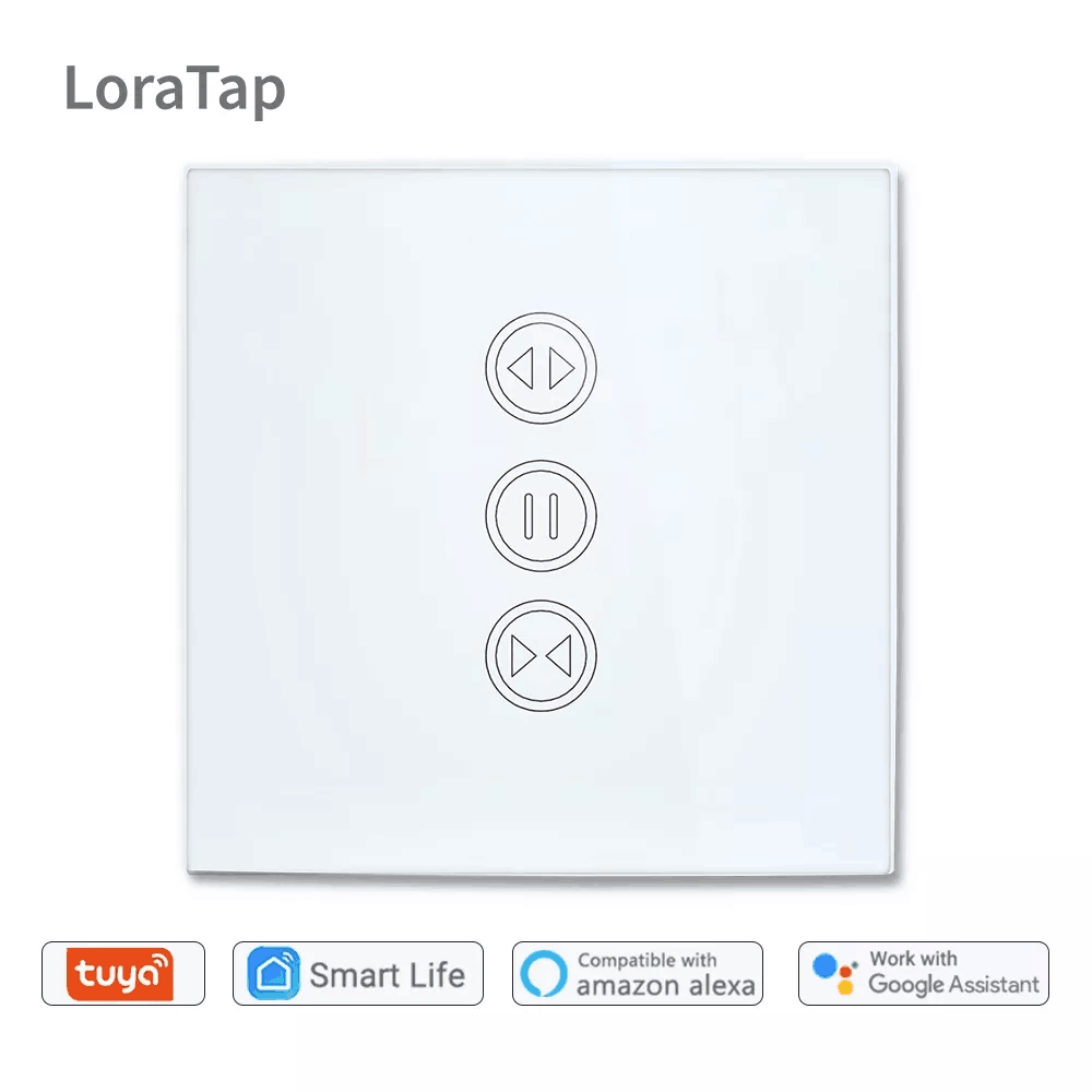 Home Automation Kit - Tuya Smart Life WiFi ผ้าม่านผ้าม่านสวิทช์ลูกกลิ้งชัตเตอร์ไฟฟ้ามอเตอร์ Google