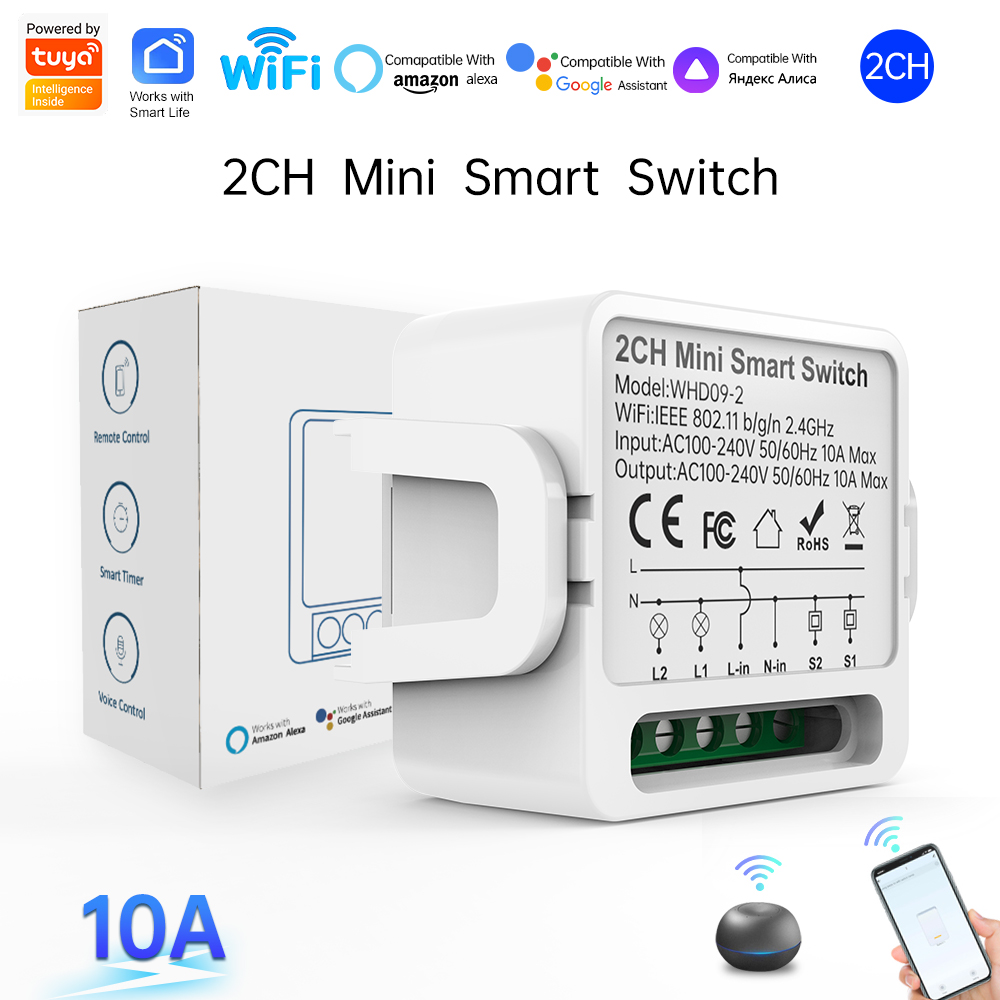 Tuya Smart Switch - สวิตช์อัจฉริยะ Tuya แบบ 2 ทาง 2