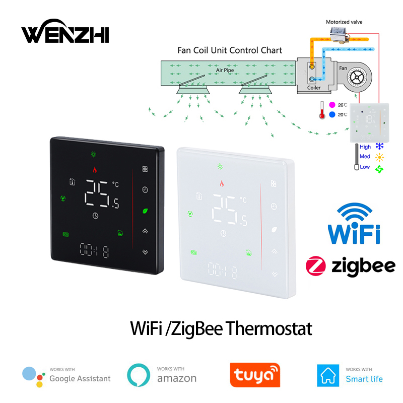 Zigbee/Wifi เครื่องปรับอากาศเท - Smart Home Thermostat บทวิจารณ์และราคา