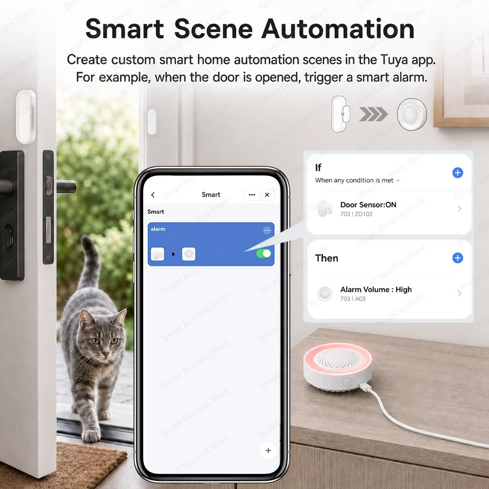 เซ็นเซอร์ประตูหน้าต่างกันน้ำ I - Smart Home Zigbee 3.0 บทวิจารณ์และราคา