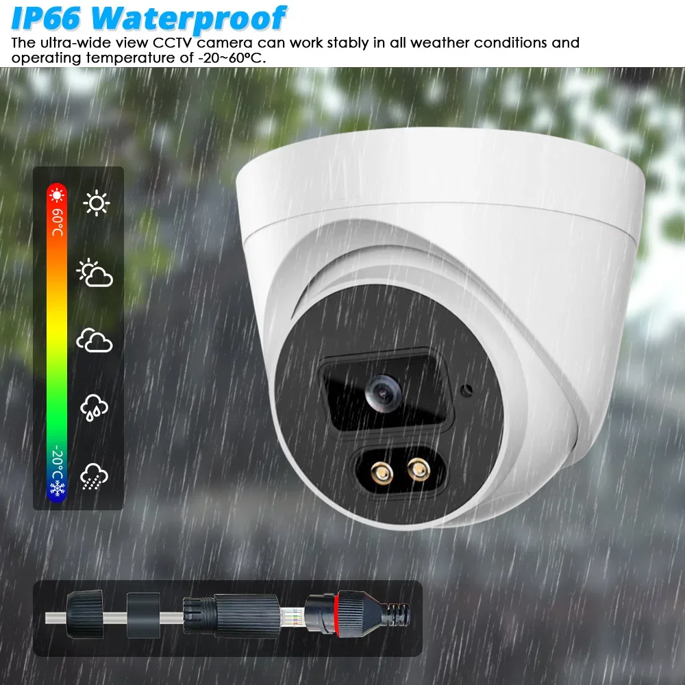 6MP POE กล้อง6MP กลางแจ้งสมาร์ - Smart Home Windows App บทวิจารณ์และราคา