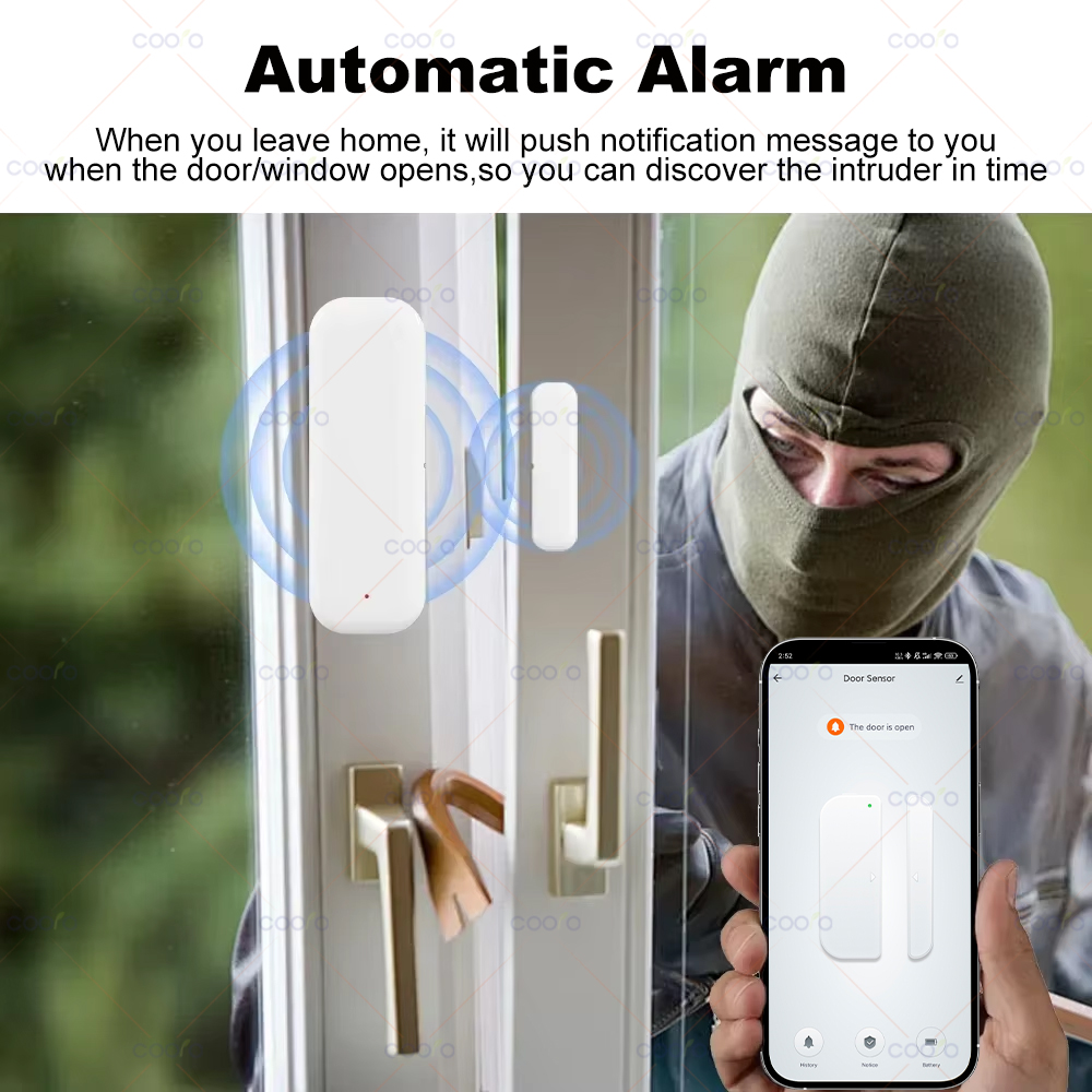 เซ็นเซอร์ประตูหน้าต่าง Zigbee  - Smart Home Zigbee 3.0 บทวิจารณ์และราคา