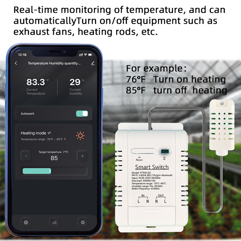 Tuya สวิตช์ควบคุม TH-16ไร้สาย  - Smart Home Thermostat บทวิจารณ์และราคา