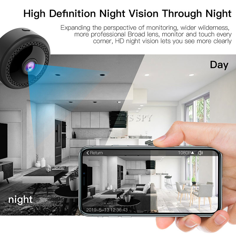 กล้องวิดีโอขนาดเล็ก HD Wifi ไร - Smart Home Kamera บทวิจารณ์และราคา