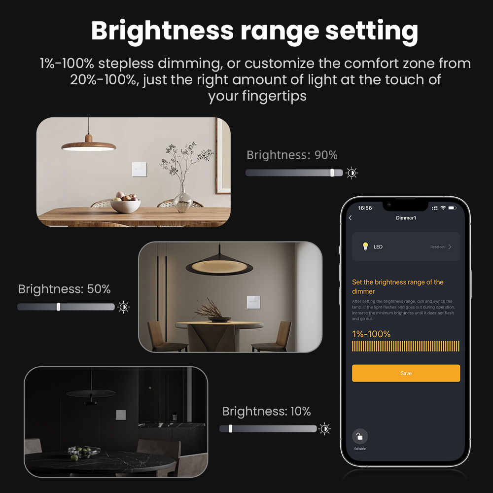 AVATTO WiFi 1/2 Gang Smart Dim - Tuya Smart Switch บทวิจารณ์และราคา