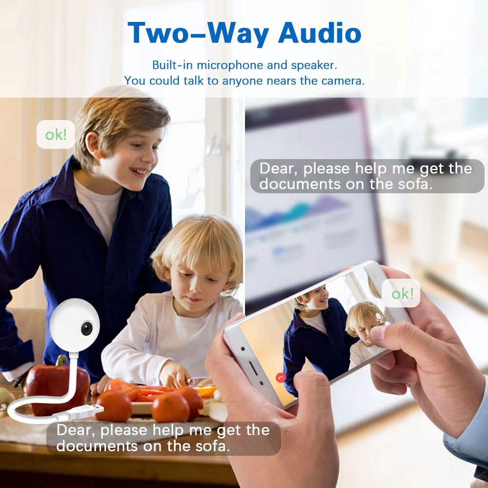กล้อง IP แบบเสียบปลั๊ก USB WiF - Smart Home Windows App บทวิจารณ์และราคา