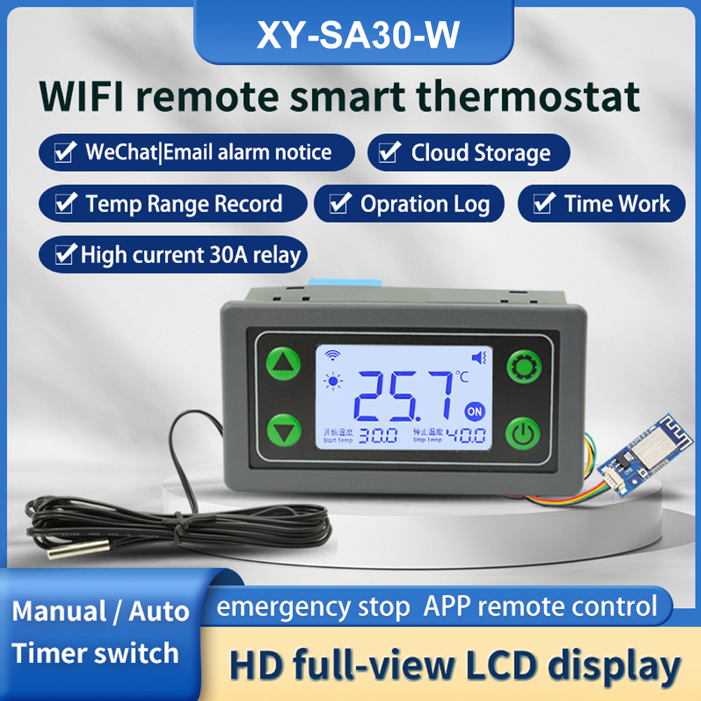 ST10-W/SA10-W/SA30-W/DC6-30V S - Smart Home Thermostat บทวิจารณ์และราคา
