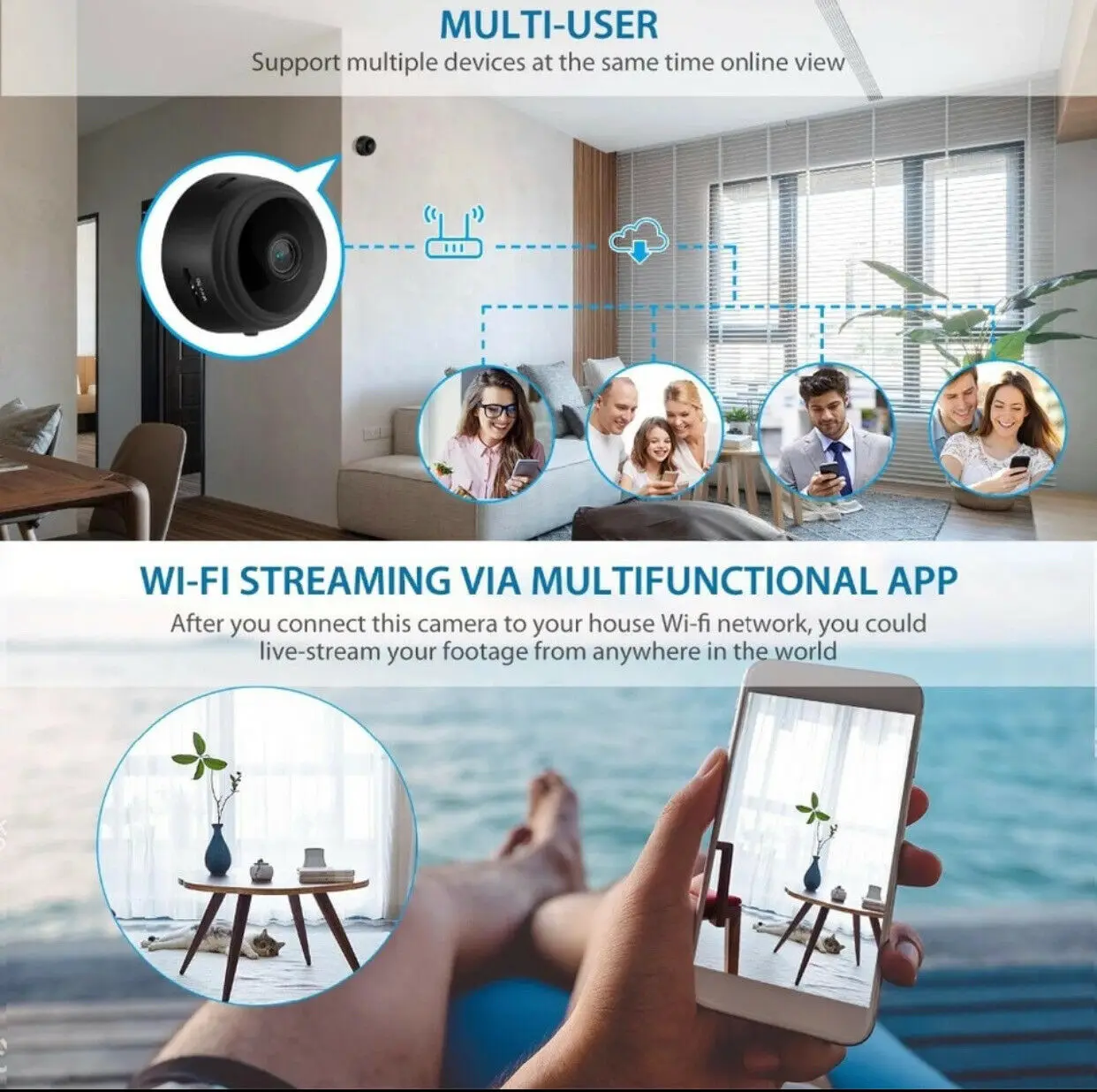 HD 1080P Mini Digital Wifi กล้ - Smart Home Kamera บทวิจารณ์และราคา