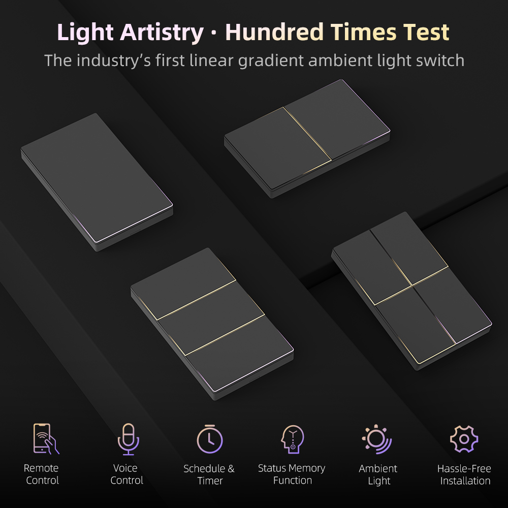 สวิตช์ไฟอัจฉริยะ WiFi แบบ 1/2/ - Tuya Smart Switch บทวิจารณ์และราคา