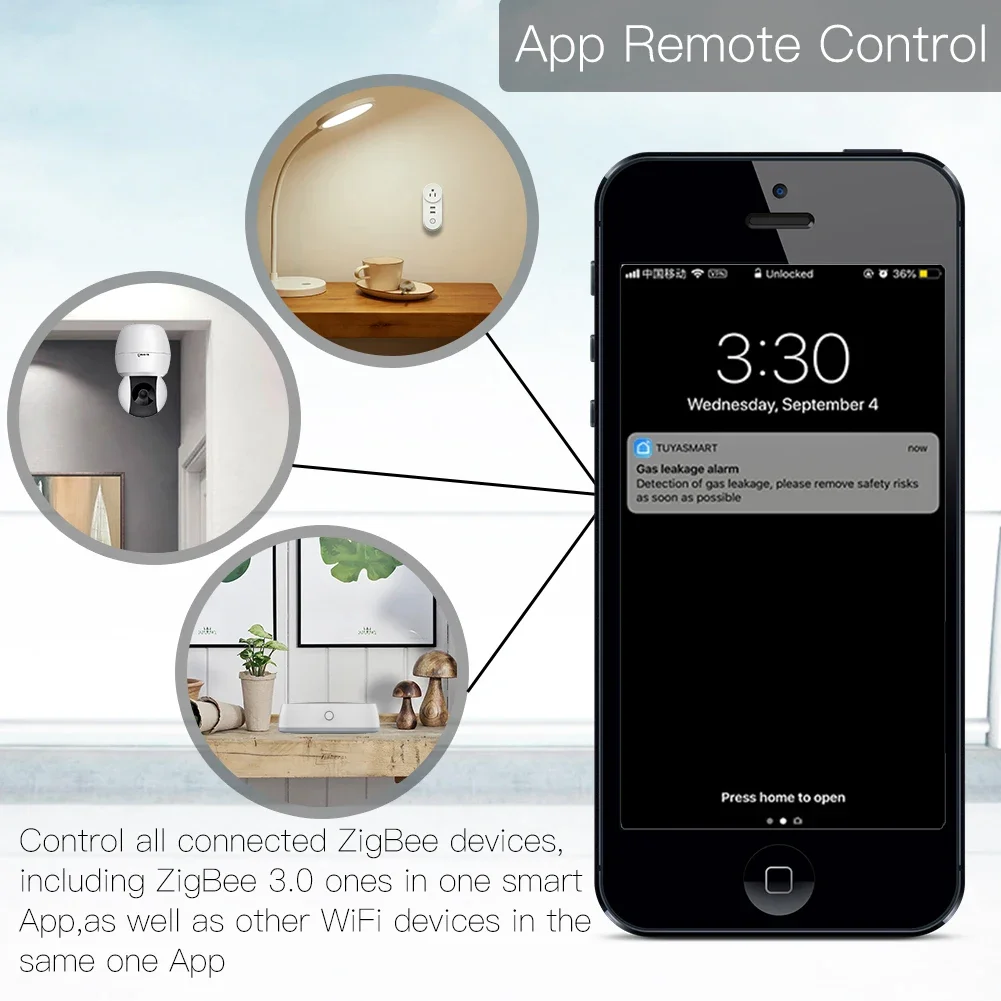 Tuya ZigBee 3.0 Smart Gateway  - Smart Home Zigbee 3.0 บทวิจารณ์และราคา